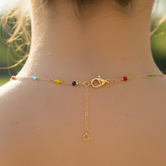 "Minimalist Necklace Chain, Elegant Jewelry for Women & Girls | MLCRC1045 - Picture 5 of 6